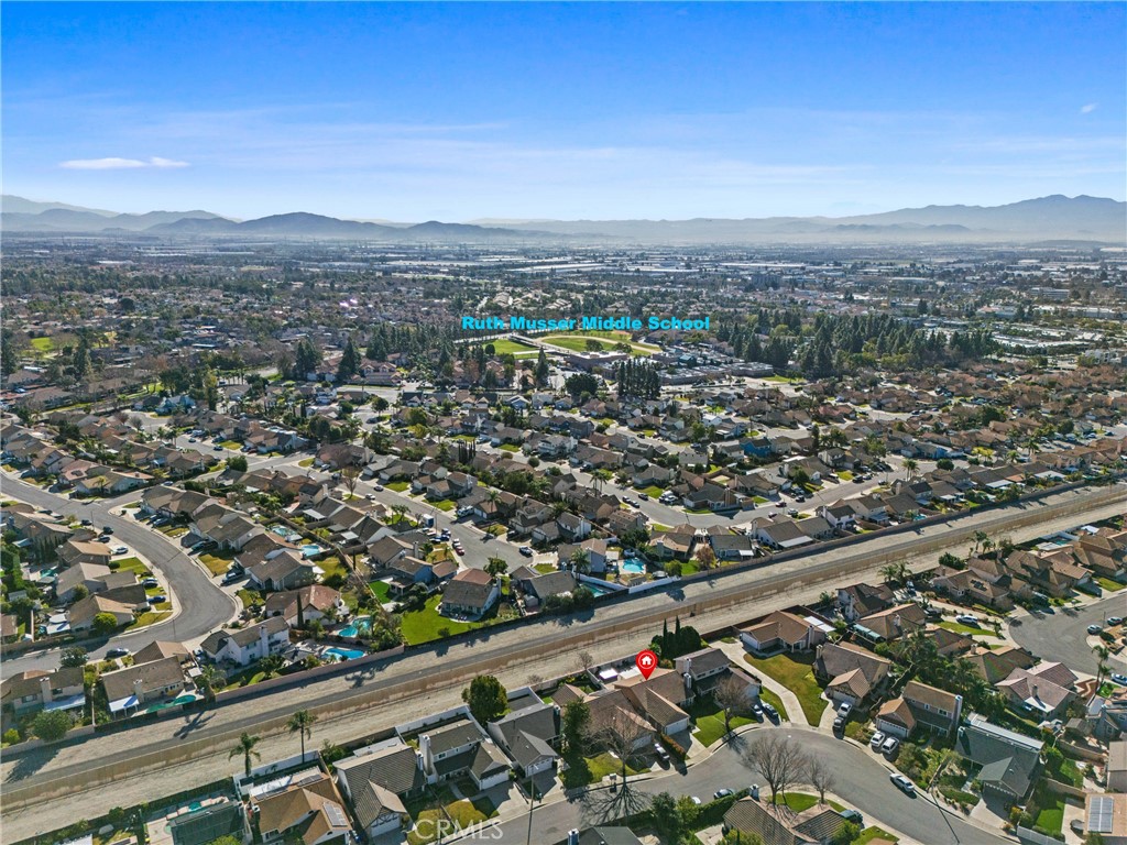 7407 Ambrosia Road Rancho Cucamonga, CA 91730 - Photo 26 of 35 drone image - surrounding town