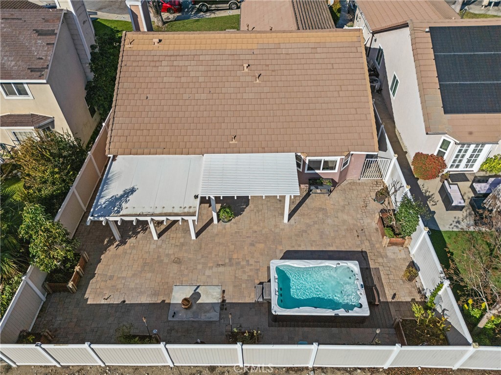 7407 Ambrosia Road Rancho Cucamonga, CA 91730 - Photo 35 of 35 drone image - back yard