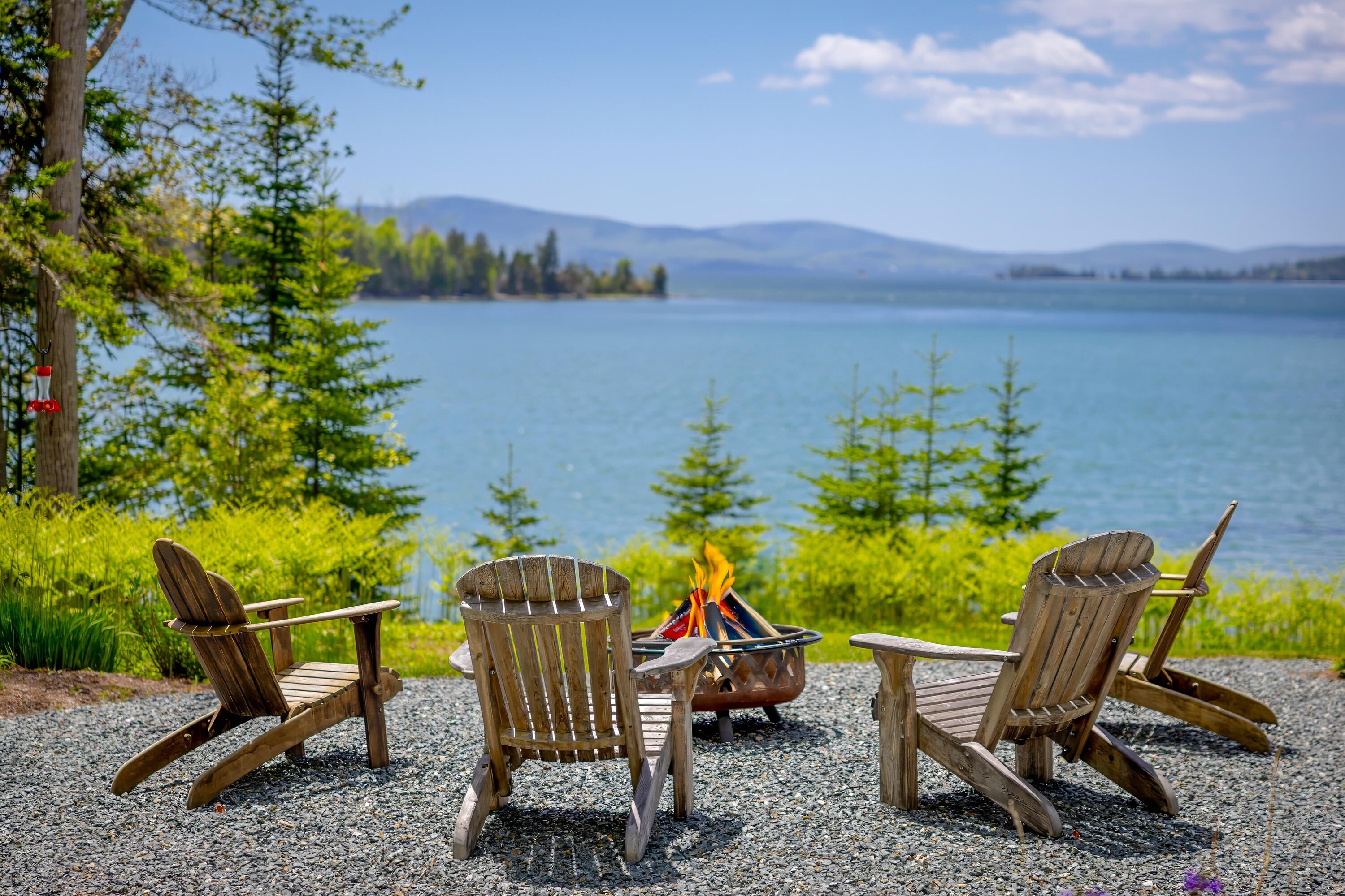 50 Eagle View Road Gouldsboro, ME 04607 - Photo 2 of 66 Fire Pit with a View
