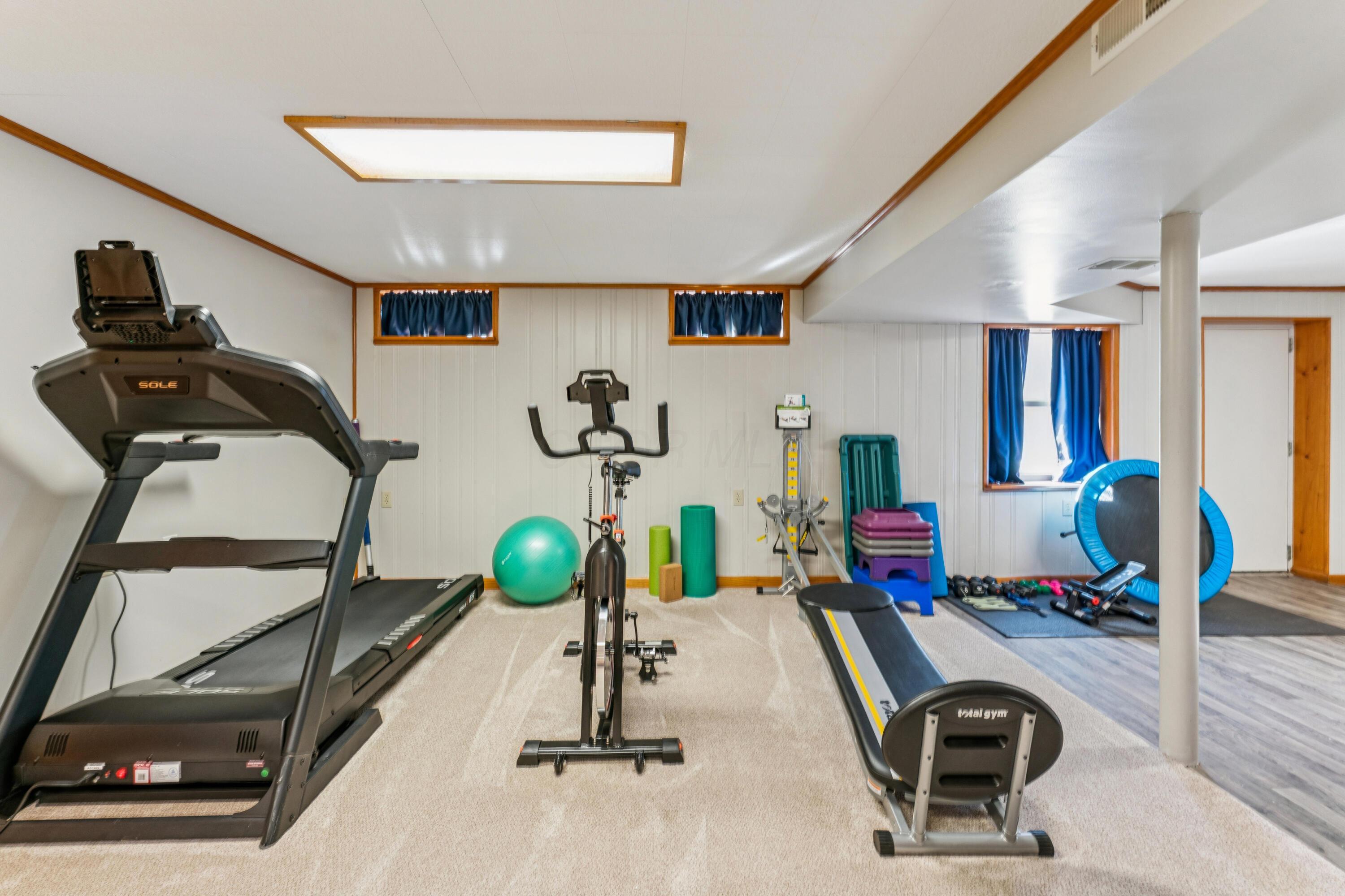 8378 Steitz Road Powell, OH 43065 - Photo 35 of 67 Home gym in basement