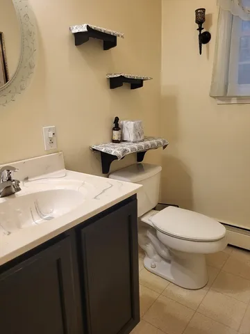 a bathroom with a sink and a toilet