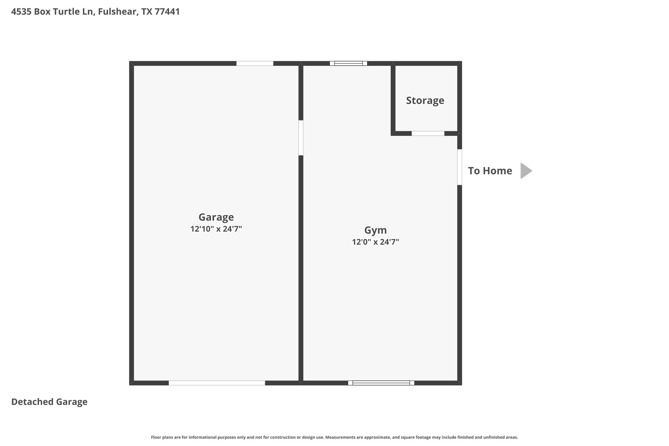 4535 Box Turtle Lane Fulshear, TX 77441 - Photo 9 of 49 Detached Flex Space