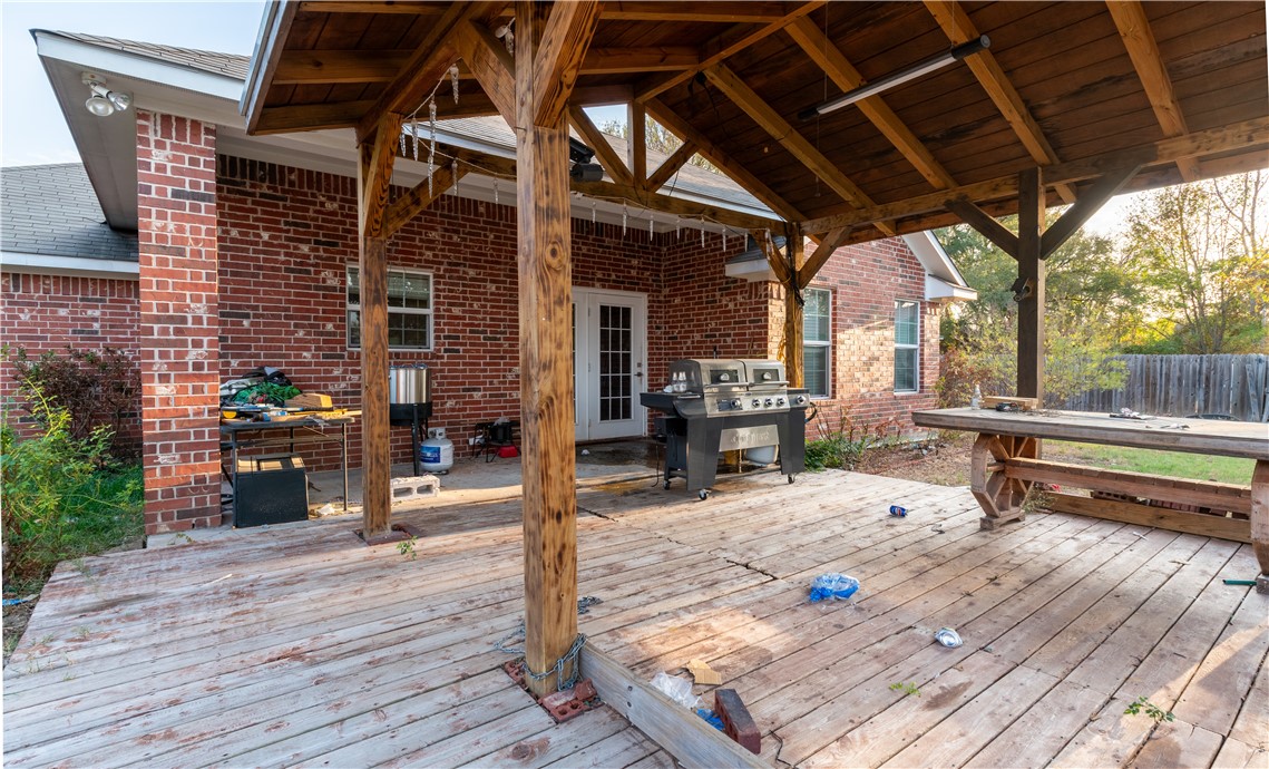 202 Eagle Point Court Waco, TX 76705 - Photo 10 of 14 a view of a porch with wooden floor