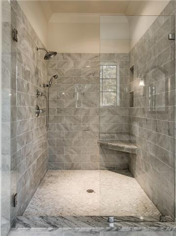 155 Cheek Road Nashville, TN 37205 - Photo 10 of 20 Huge Carrera Marble Master Shower.