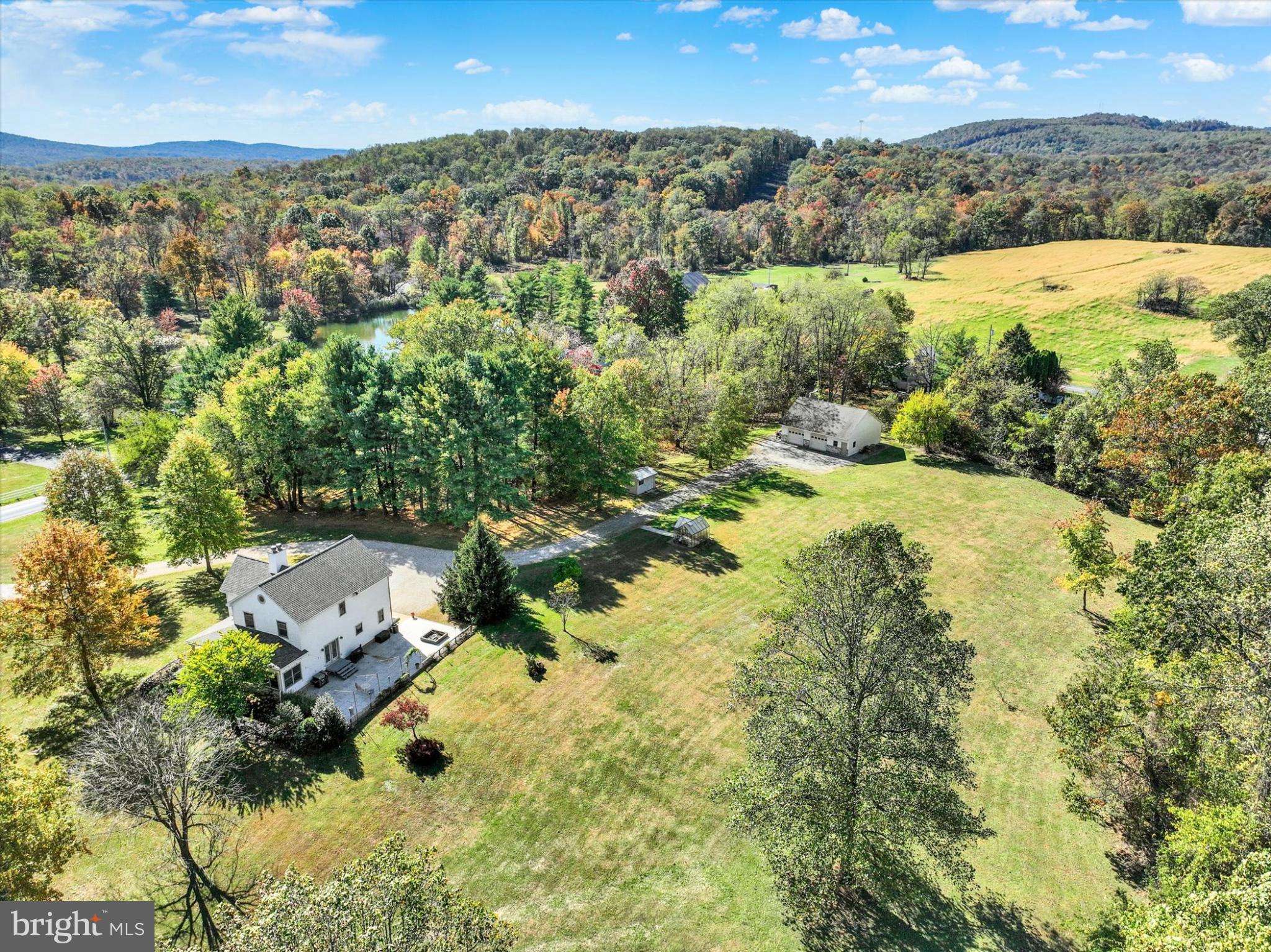 855 Garriston Road Lewisberry, PA 17339 - Photo 52 of 59 an aerial view of residential houses with outdoor space and trees