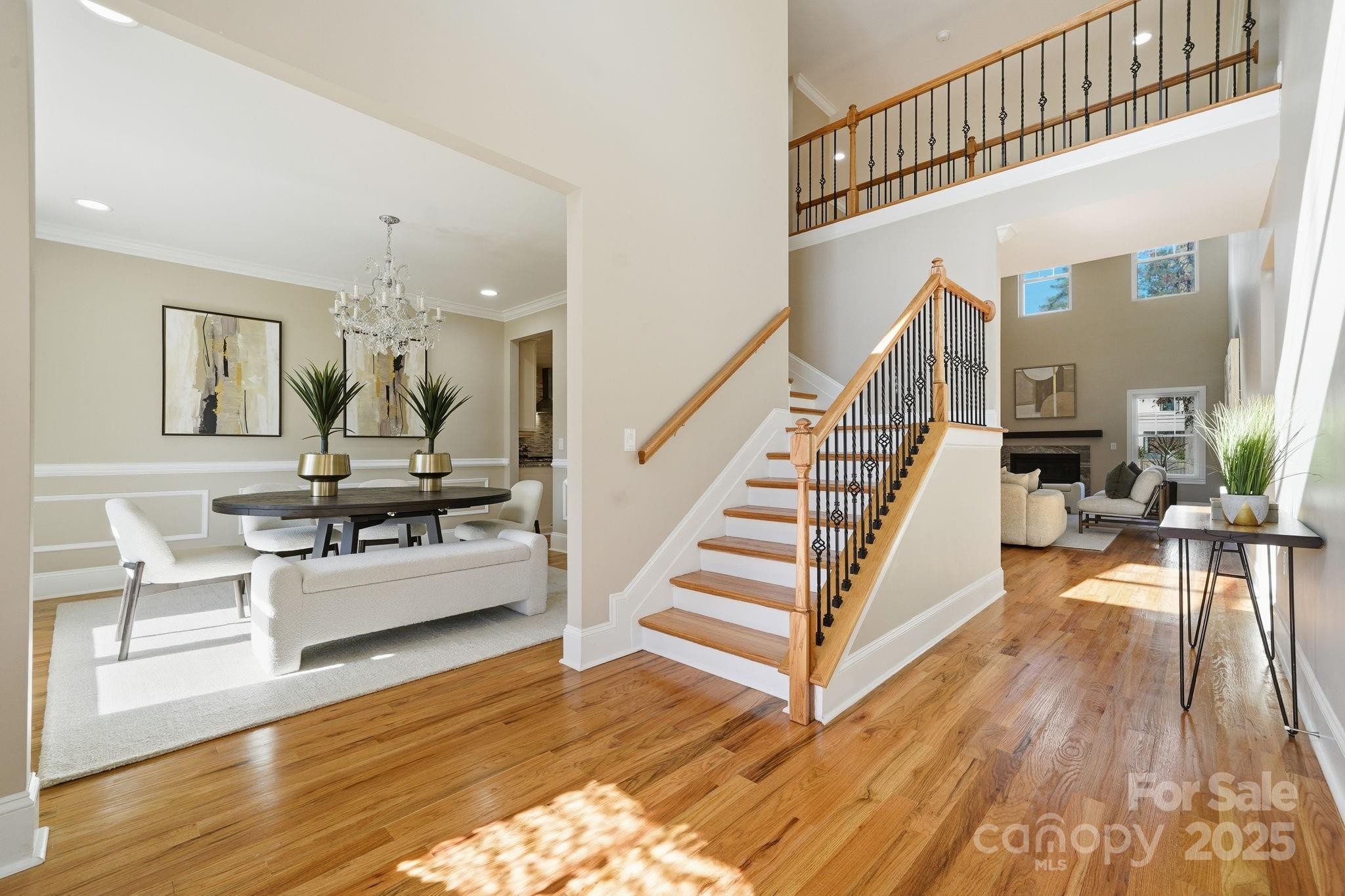 101 McAlway Road Charlotte, NC 28211 - Photo 33 of 40 a living room with furniture and a wooden floor