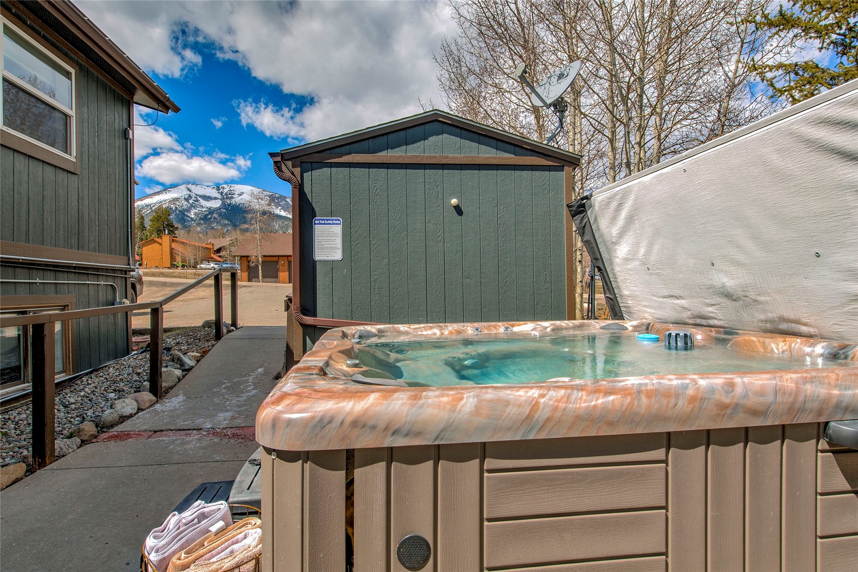 472 Ryan Gulch Road Silverthorne, CO 80498 - Photo 32 of 36 a side view of a house with a yard