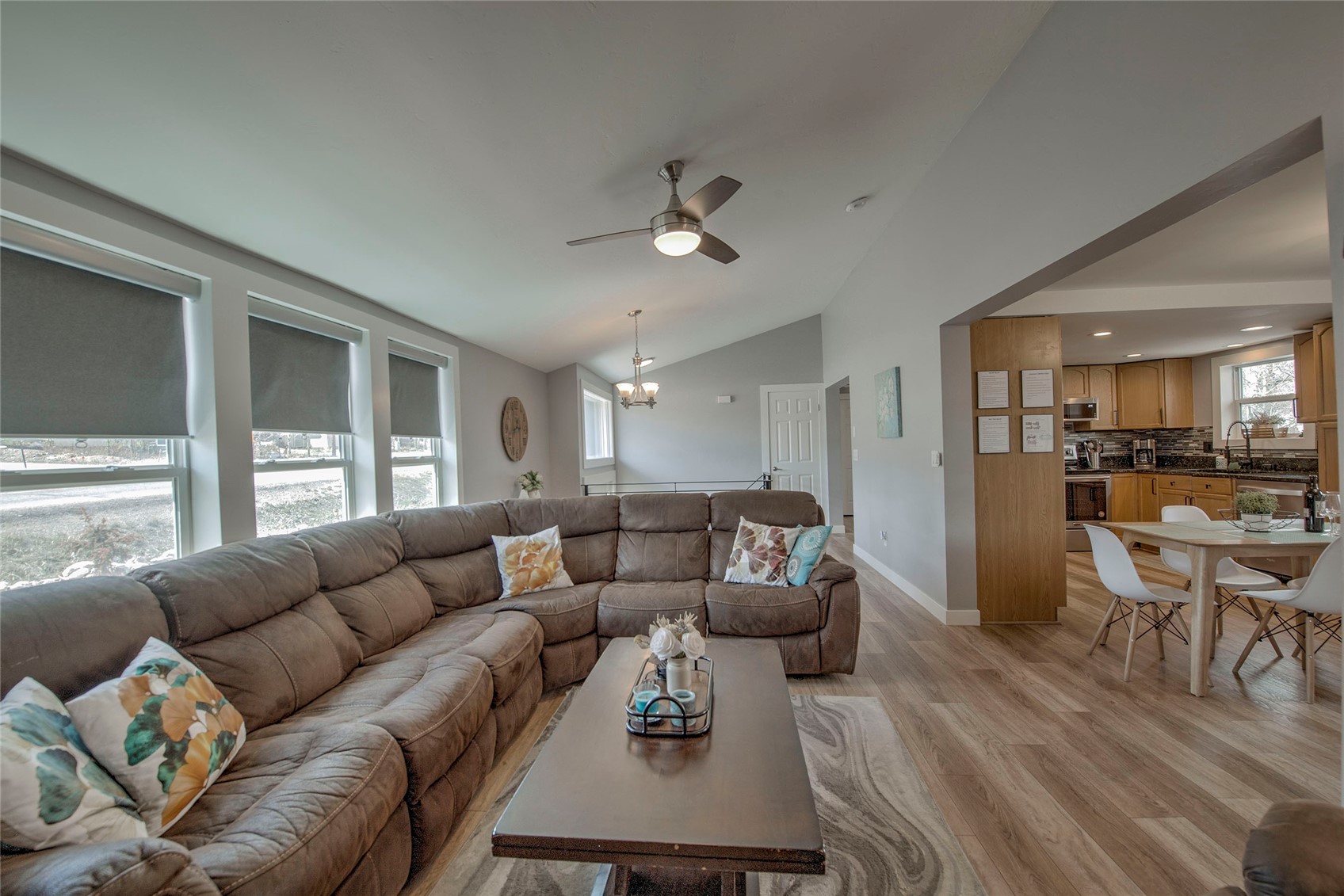 472 Ryan Gulch Road Silverthorne, CO 80498 - Photo 4 of 36 a living room with furniture and a large window