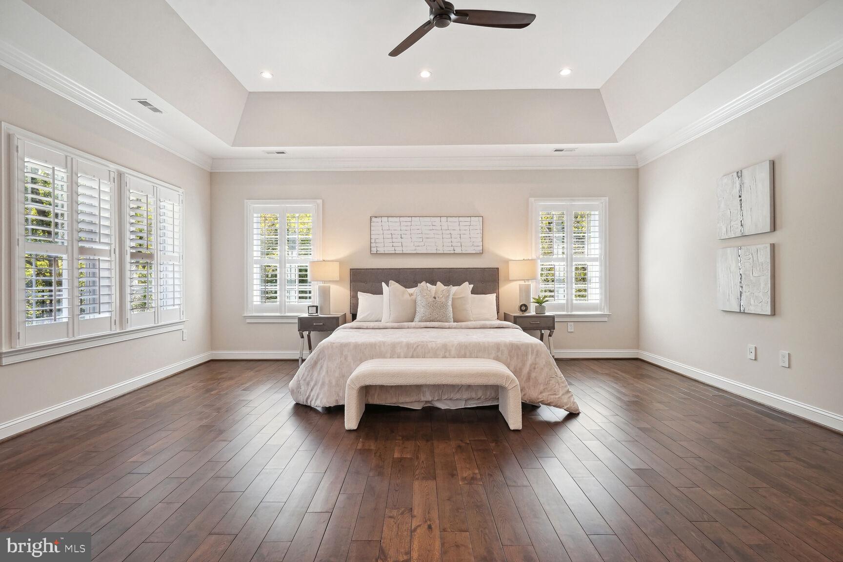 6701 Lumsden Street McLean, VA 22101 - Photo 20 of 57 a bed room with a bed and a large window