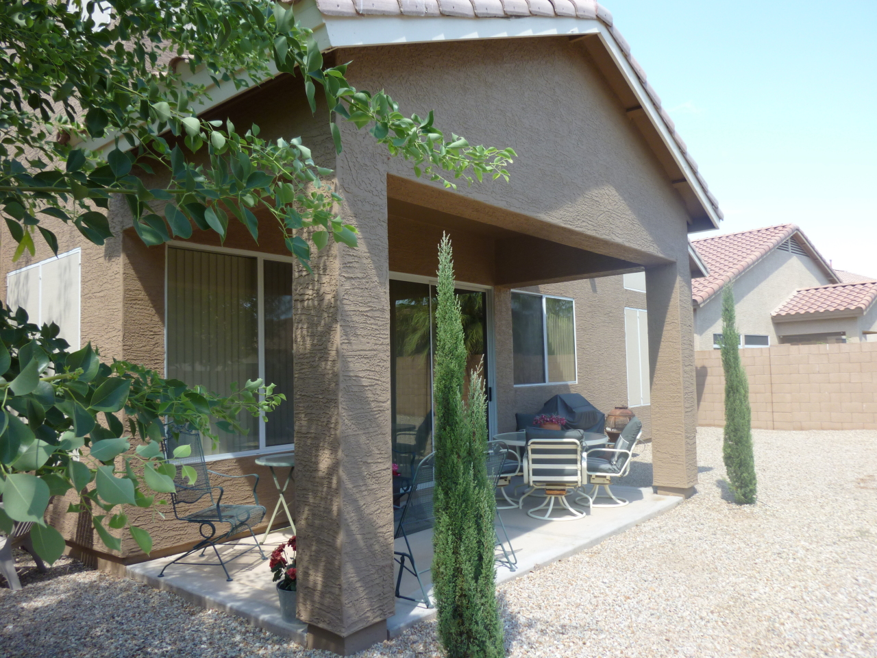 6911 West Del Rio Street Chandler, AZ 85226 - Photo 11 of 17 Back Patio Area with Upgraded Slider