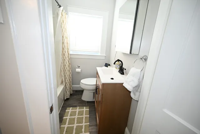 a bathroom with a sink and a toilet
