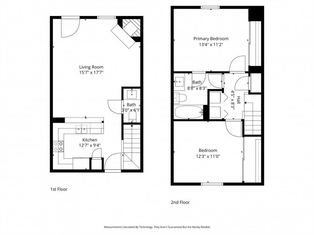 22 Abbey Road Euless, TX 76039 - Photo 23 of 23 Floor plan for both levels