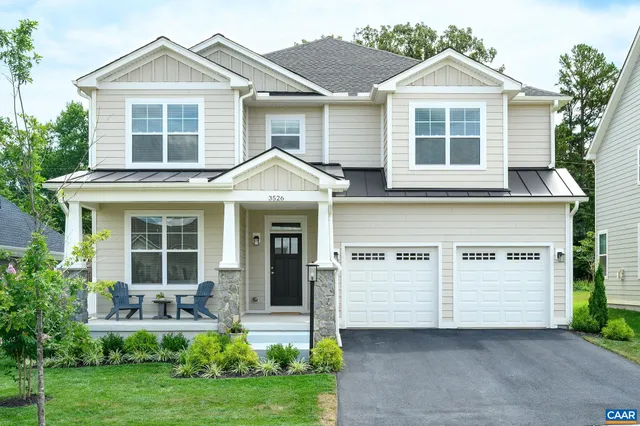 a view of a house with garden