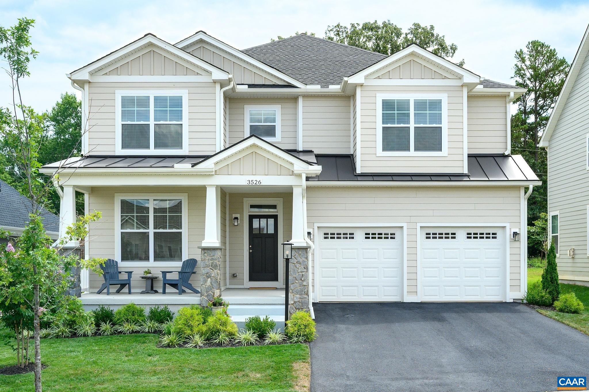 3526 Thicket Run Place Charlottesville, VA 22911 - Photo 2 of 36 a view of a house with garden