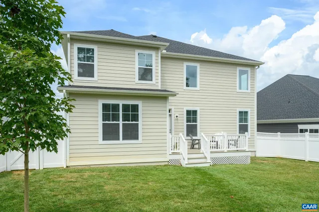 a house view with a garden space