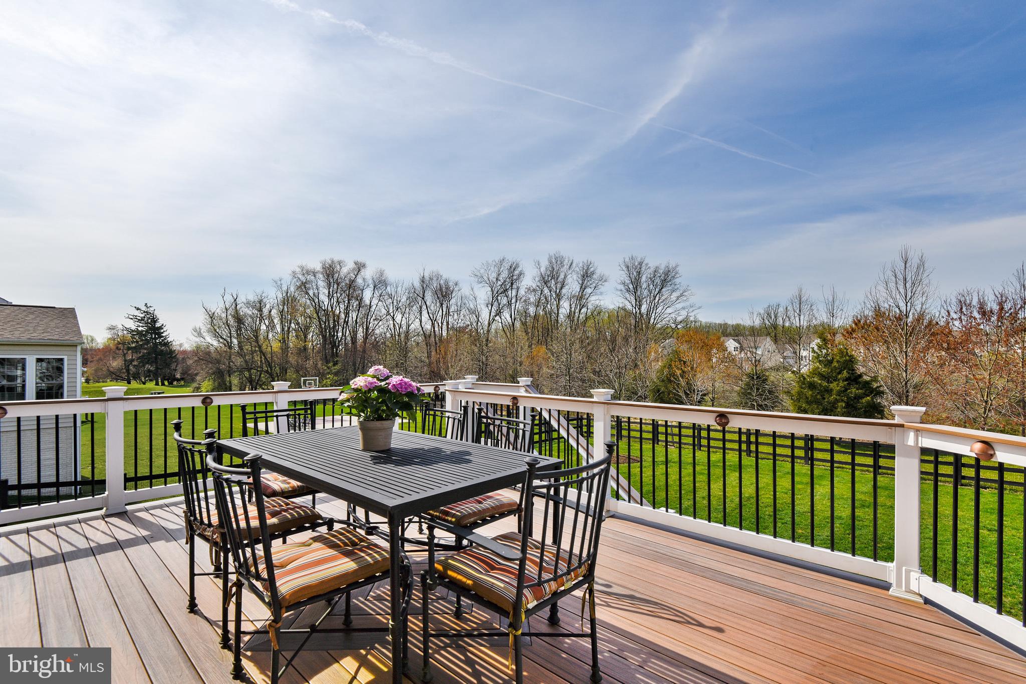 4814 Chichester House Road Olney, MD 20832 - Photo 15 of 84 Deck with great views of private back yard