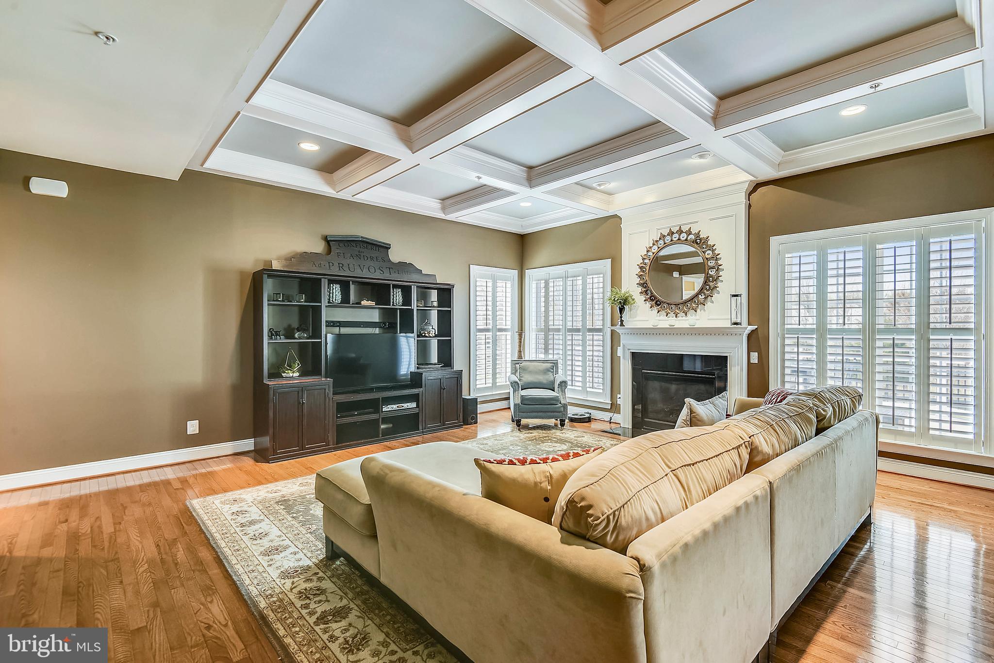 4814 Chichester House Road Olney, MD 20832 - Photo 18 of 84 Box beam ceiling with recessed lights