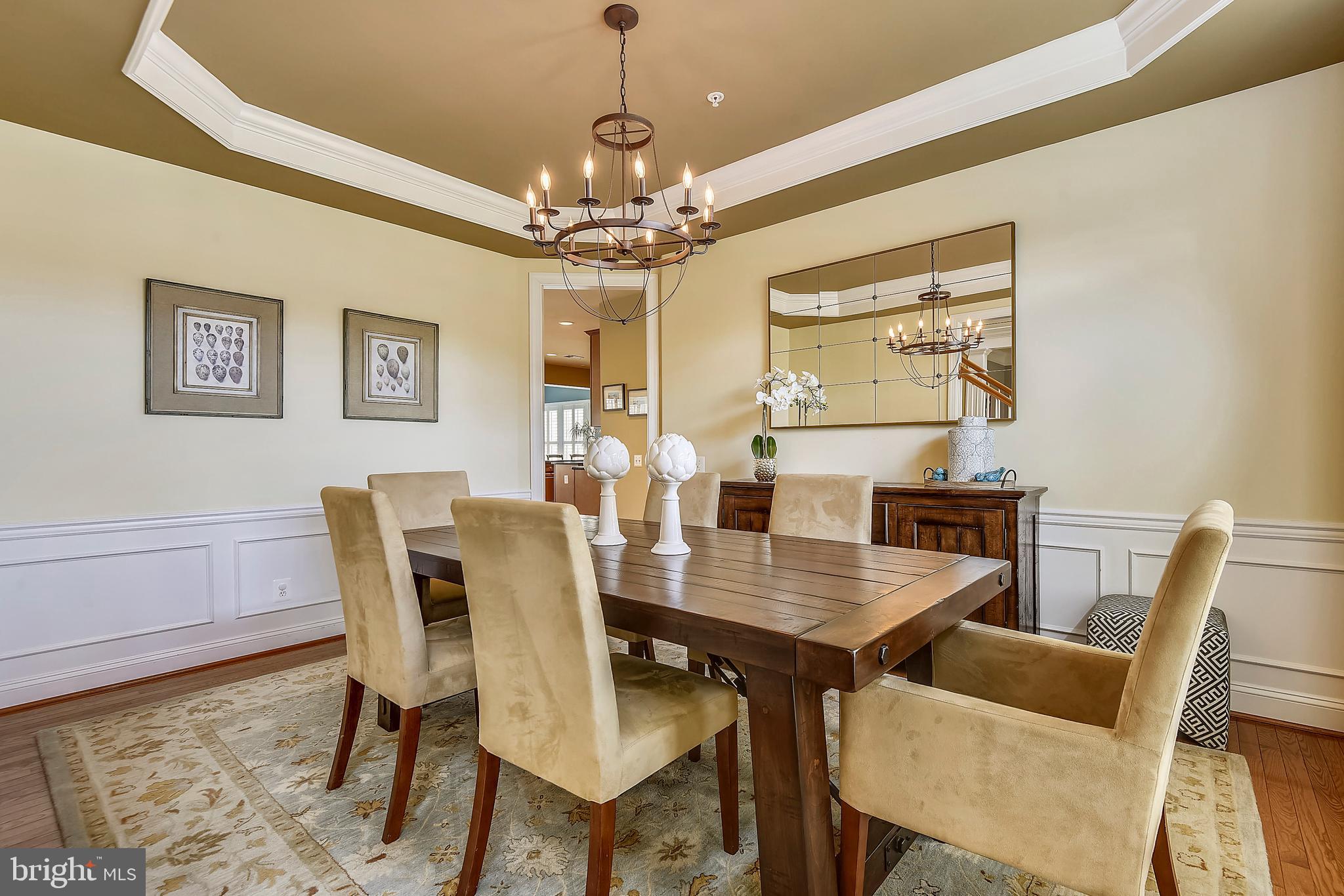 4814 Chichester House Road Olney, MD 20832 - Photo 19 of 84 Tray ceiling in dining room