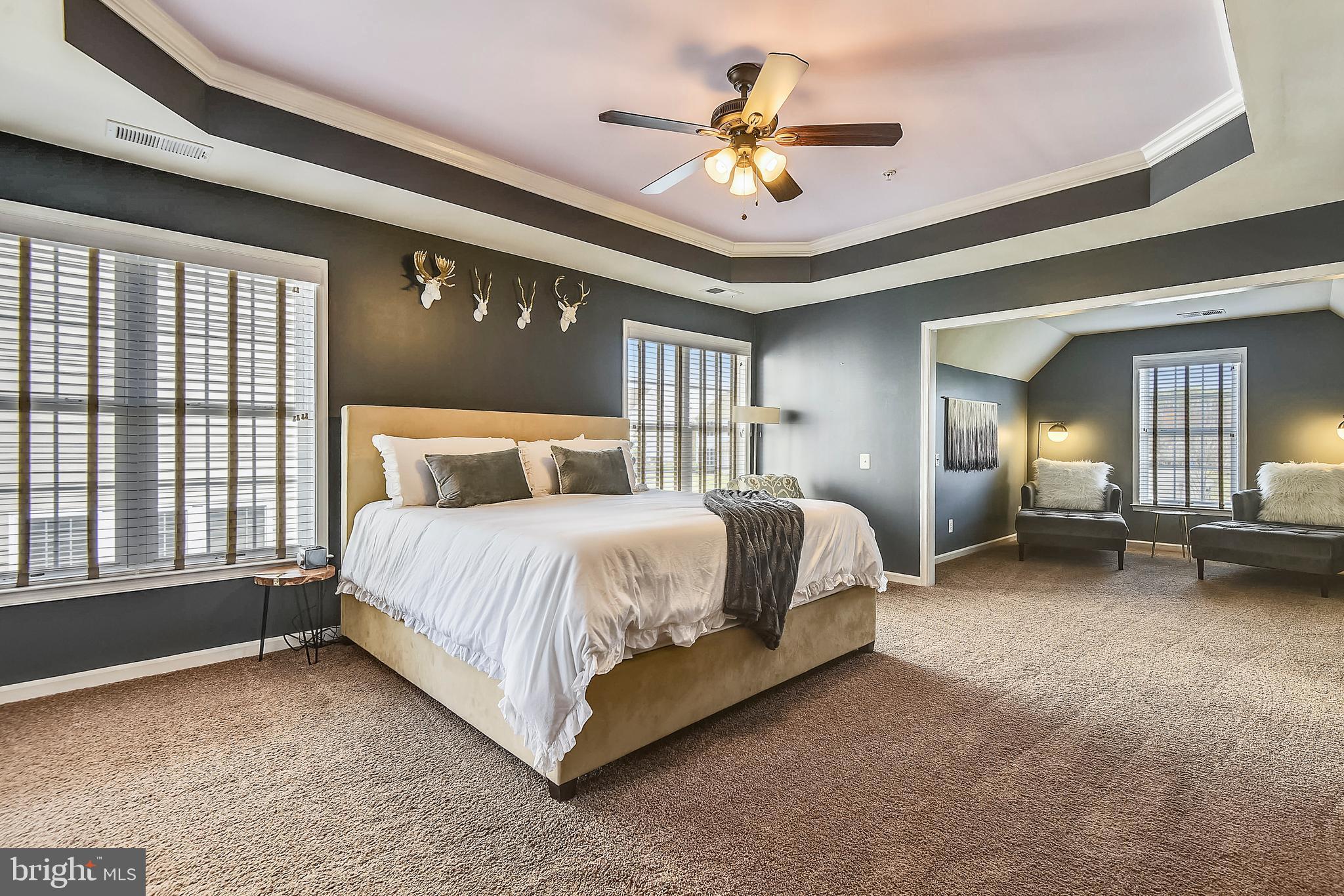 4814 Chichester House Road Olney, MD 20832 - Photo 46 of 84 Master Bedroom with tray ceiling