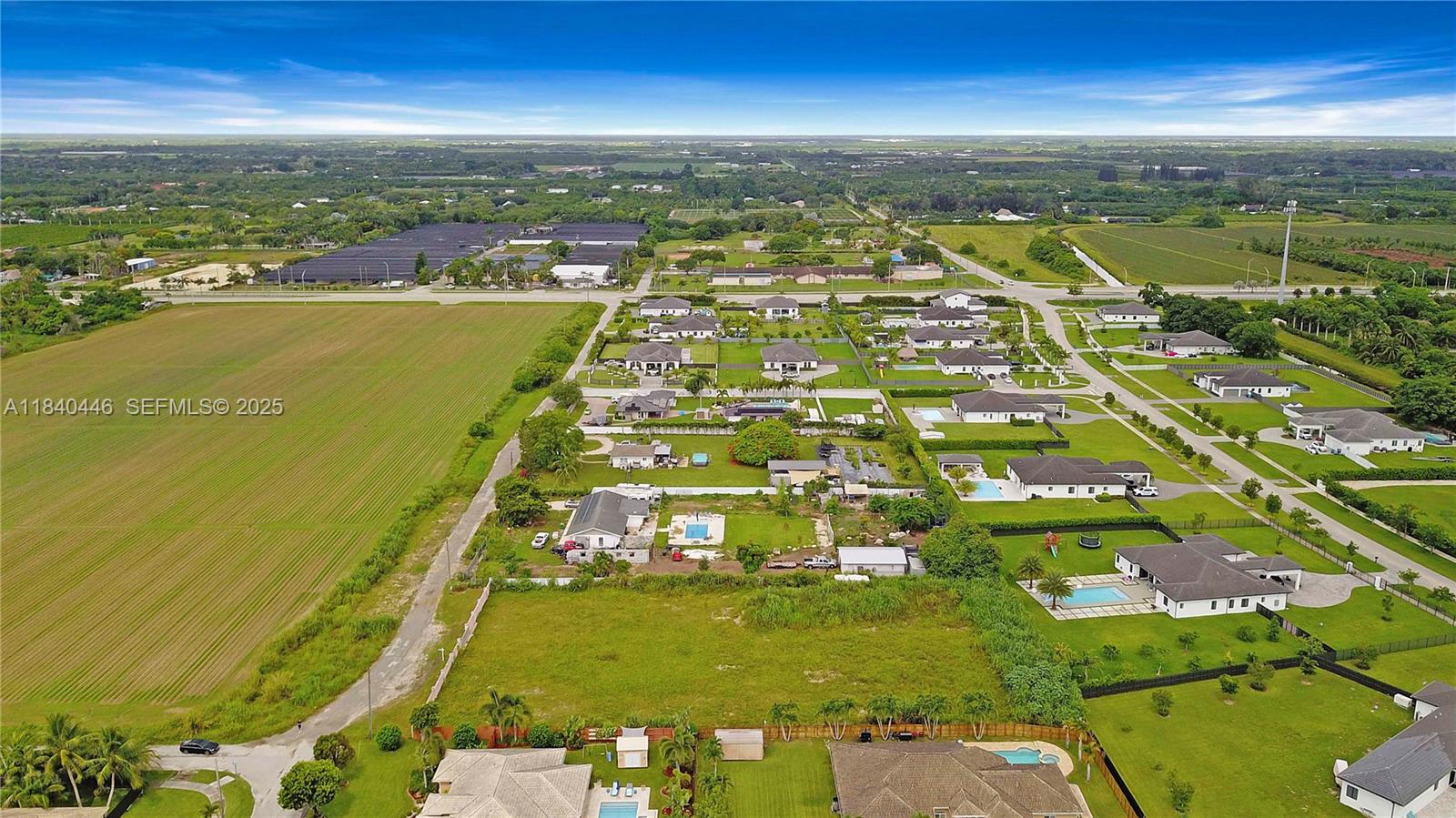 17399 Southwest 282nd Street Homestead, FL 33030 - Photo 6 of 6 an aerial view of residential houses with outdoor space
