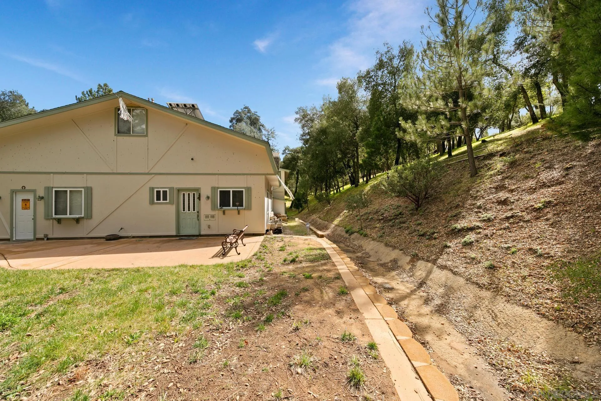 5820 Boulder Creek Road Julian, CA 92036 - Photo 26 of 75 a view of a house with a yard