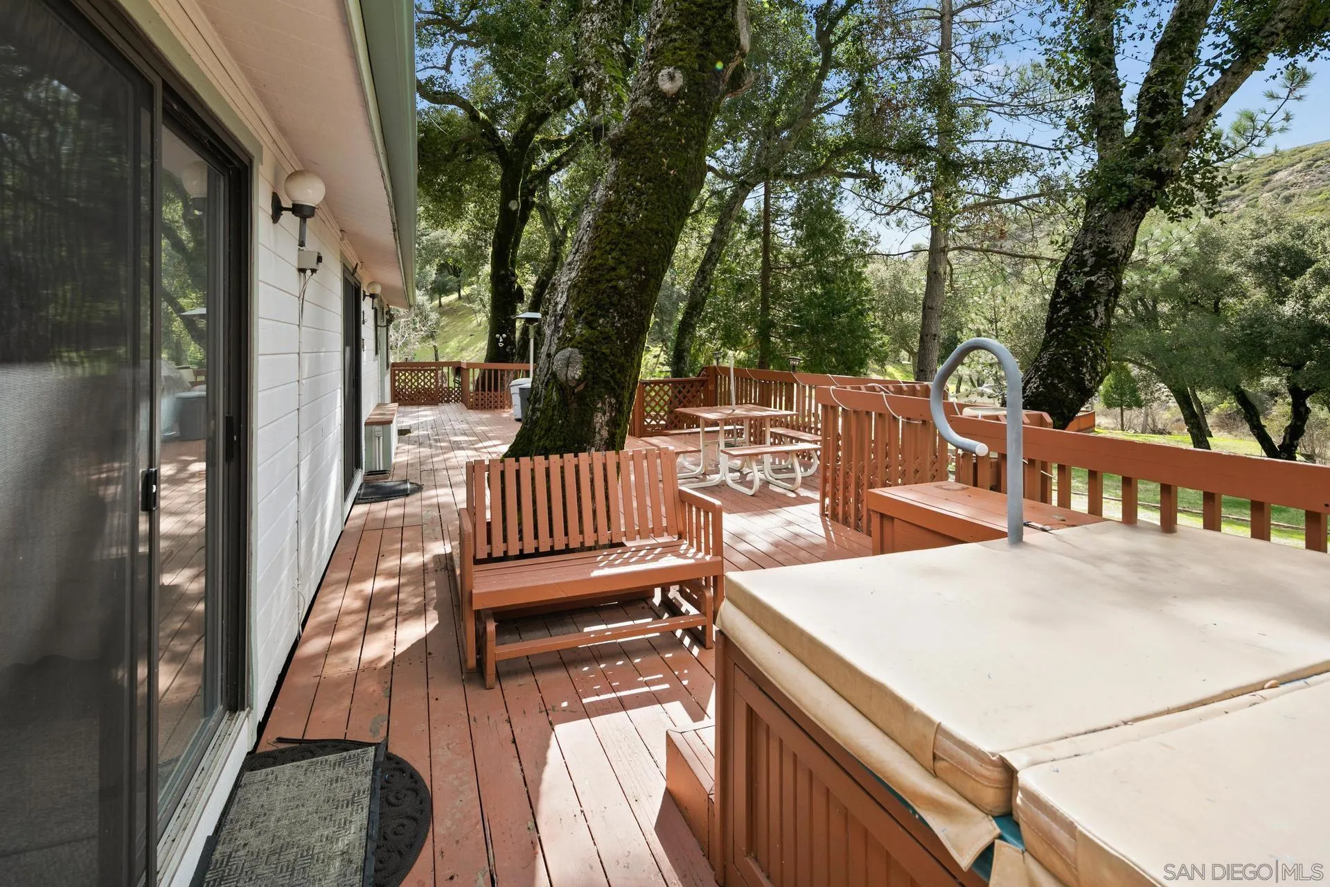 5820 Boulder Creek Road Julian, CA 92036 - Photo 61 of 75 a view of balcony with furniture