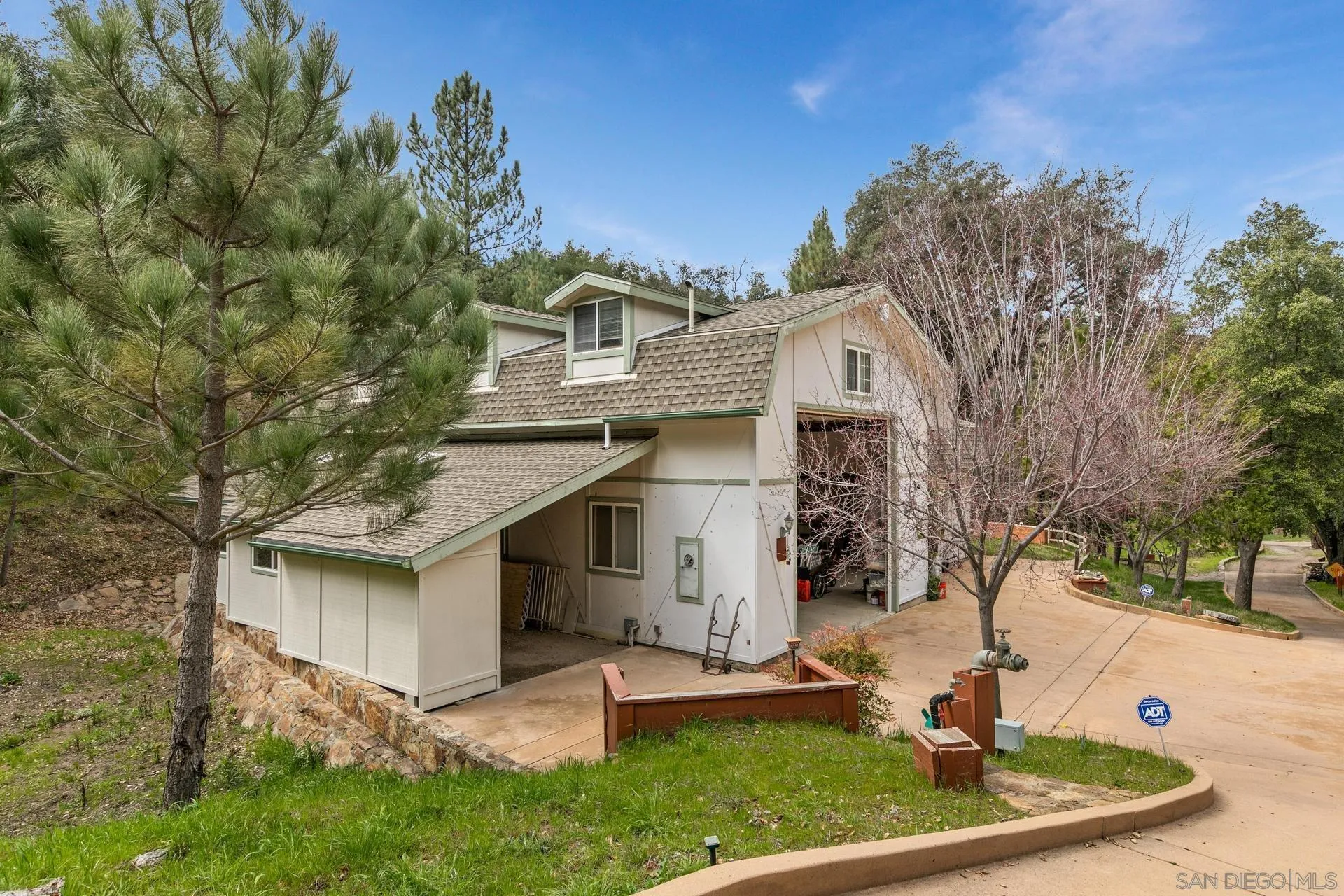 5820 Boulder Creek Road Julian, CA 92036 - Photo 10 of 75 a front view of a house with a yard