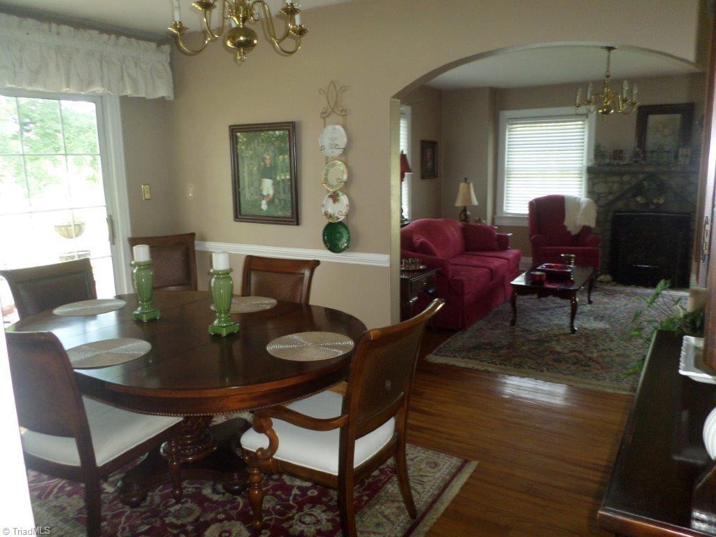 163 Manley Farm Road Reidsville, NC 27320 - Photo 28 of 30 View of dining room and living room