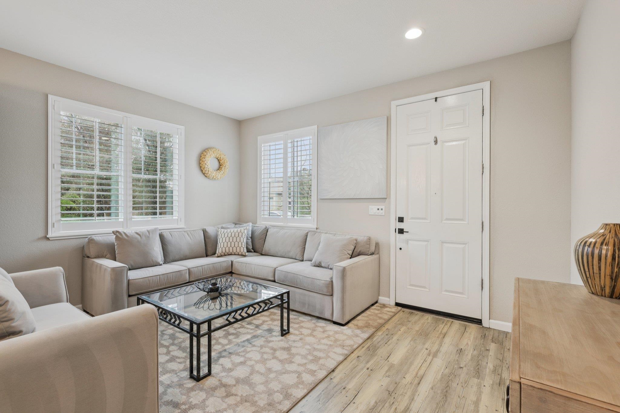 165 Little Ranch Circle Oakley, CA 94561 - Photo 6 of 60 Living room featuring light wood-style flooring and recessed lighting