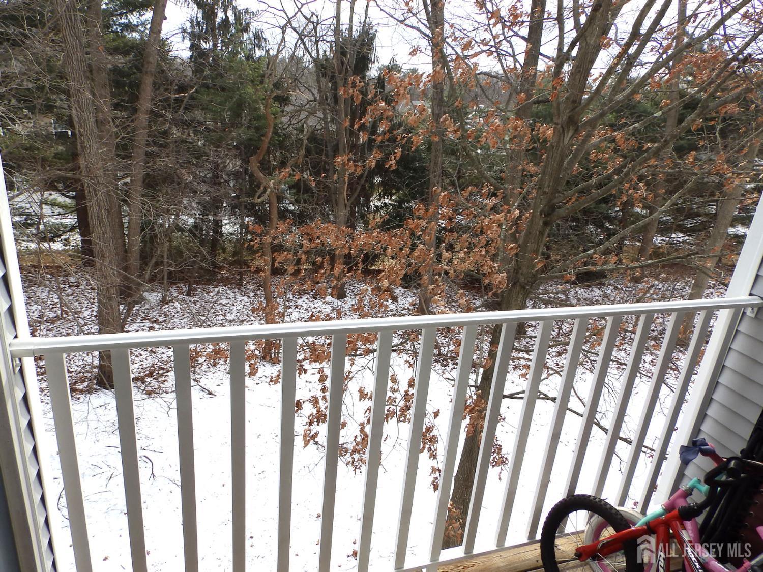 508 Cypress Lane East Brunswick, NJ 08816 - Photo 14 of 15 a view of a balcony with wooden floor and fence