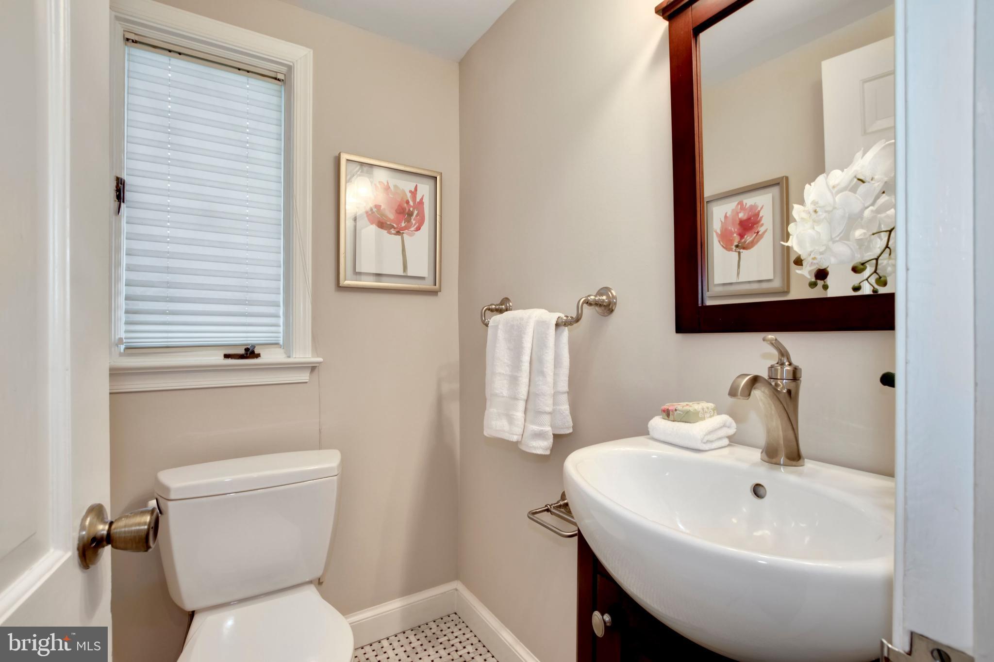 8315 Burdette Road Bethesda, MD 20817 - Photo 17 of 48 Main level powder room