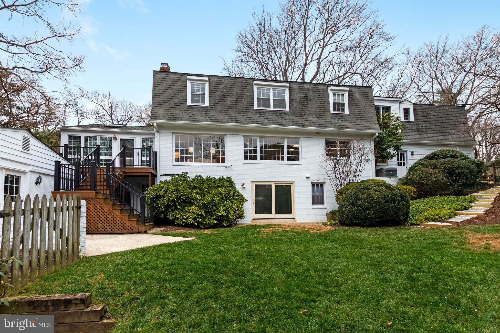 8315 Burdette Road Bethesda, MD 20817 - Photo 47 of 48 Rear elevation