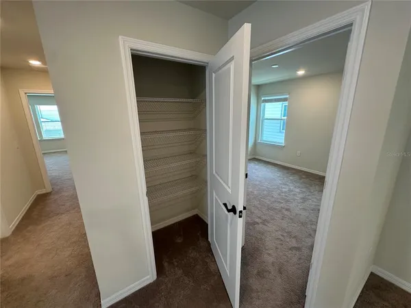 a view of walk in closet