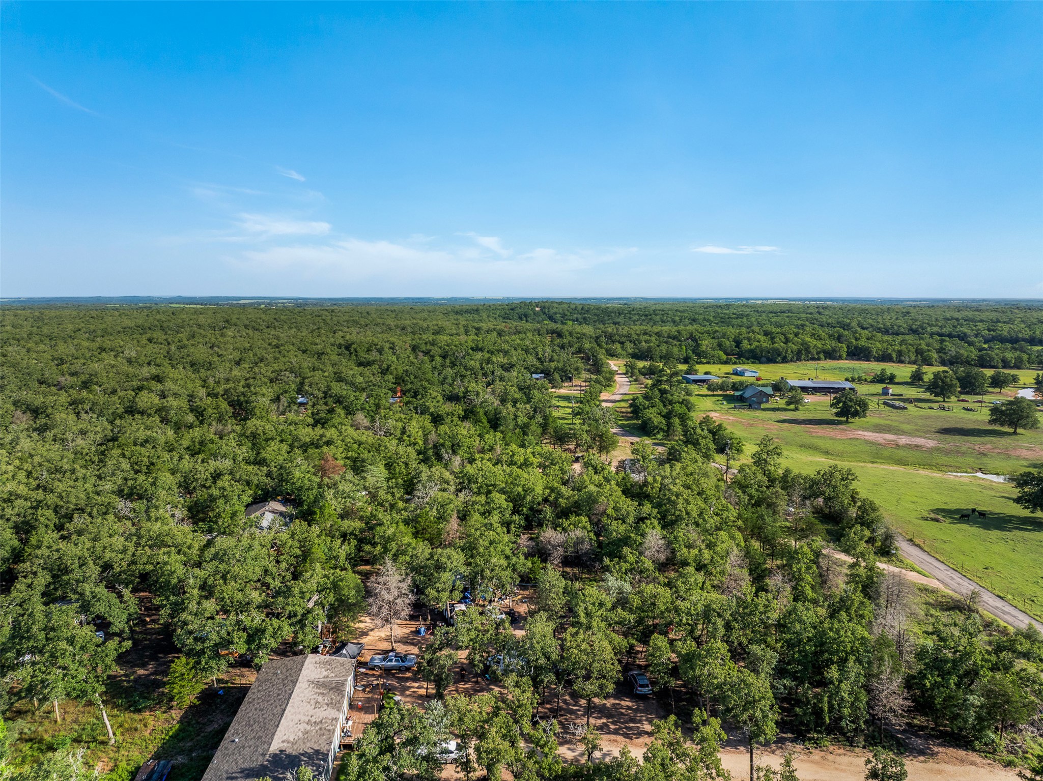 Tbd Lincoln Lake Road Paige, TX 78659 - Photo 17 of 29 an aerial view of residential houses with outdoor space and trees