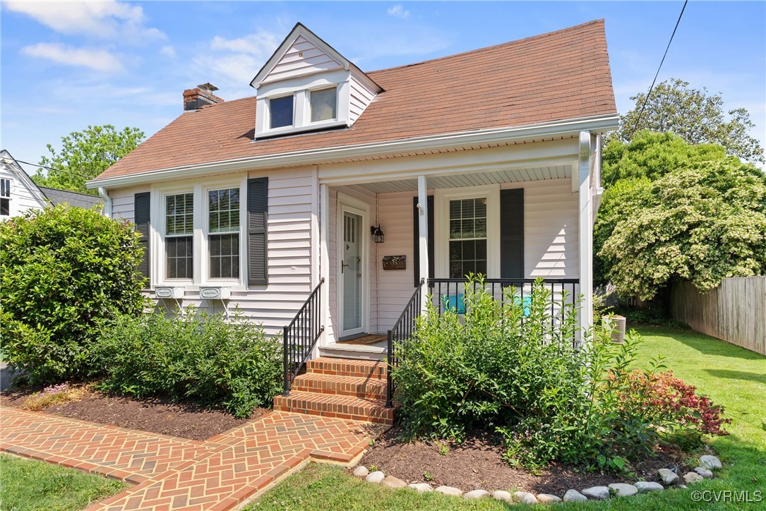 1712 Seddon Road Richmond, VA 23227 - Photo 27 of 29 View of front of home featuring a chimney and a po