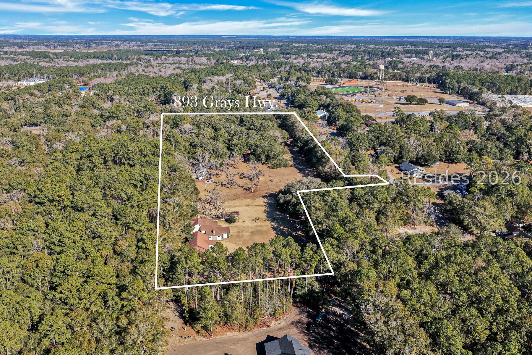 893 Grays Highway Ridgeland, SC 29936 - Photo 63 of 69 Aerial View of Property