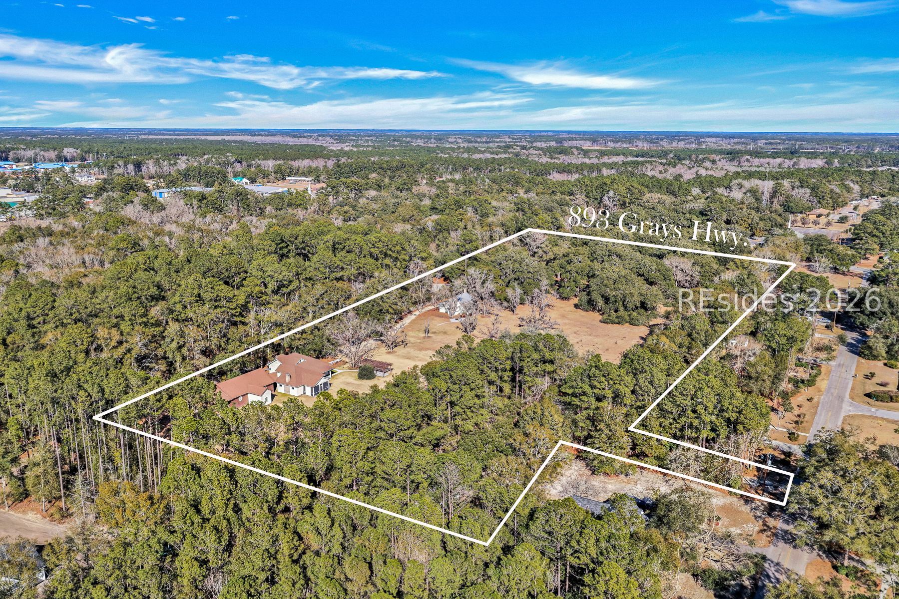 893 Grays Highway Ridgeland, SC 29936 - Photo 64 of 69 Aerial View of Property