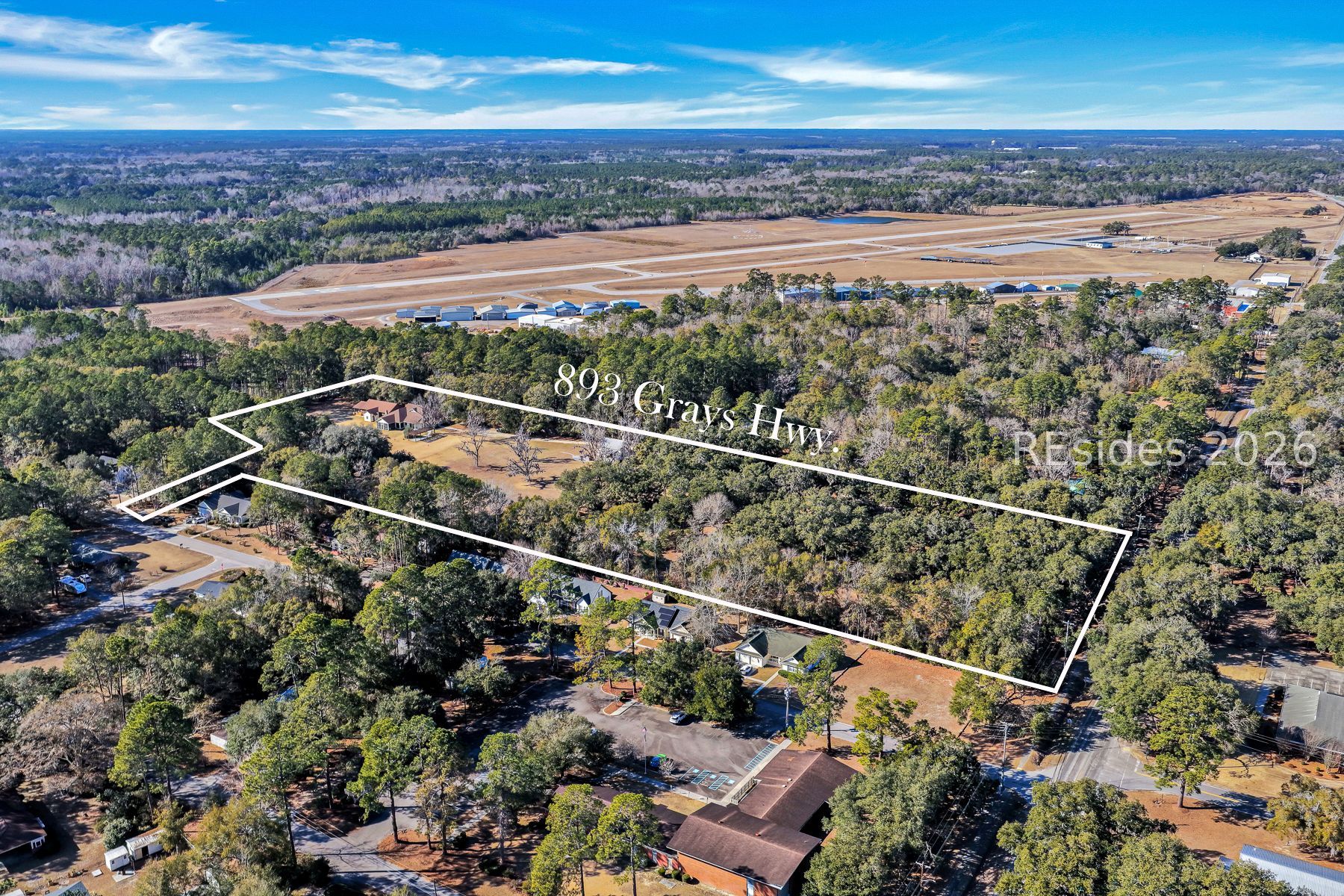 893 Grays Highway Ridgeland, SC 29936 - Photo 69 of 69 Aerial View of Property
