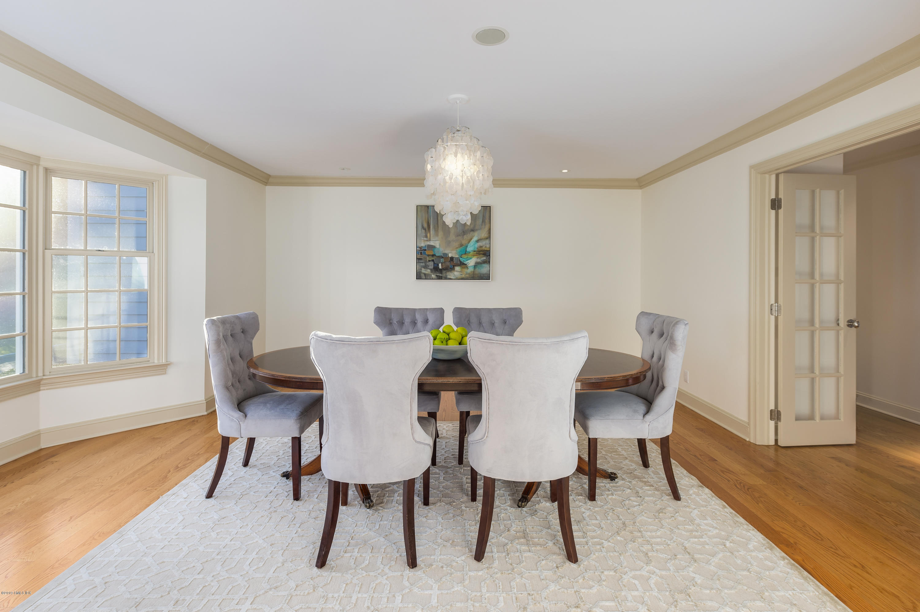 111 Dingletown Road Greenwich, CT 06830 - Photo 15 of 44 a view of a dining room with furniture window and wooden floor