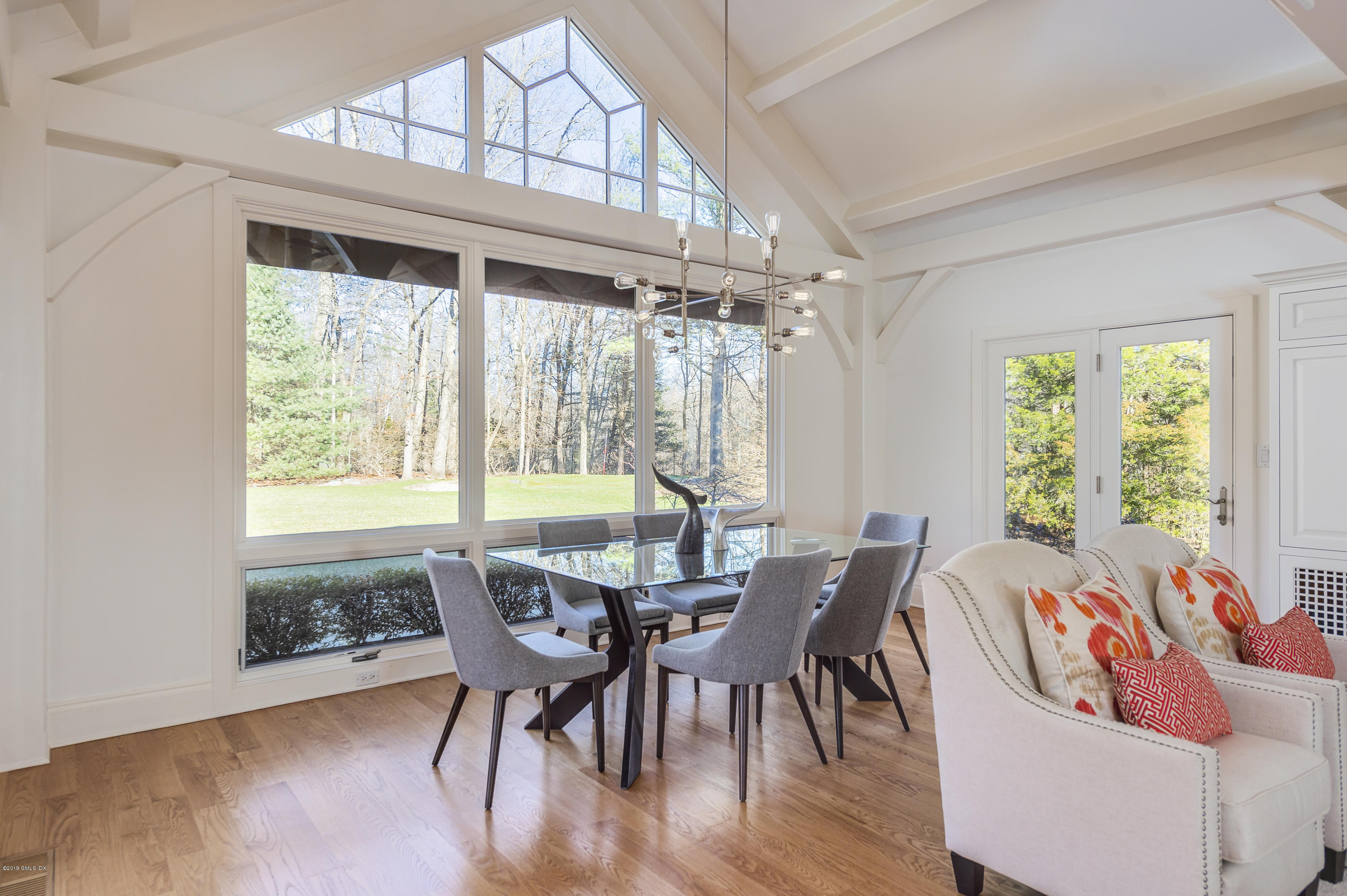 111 Dingletown Road Greenwich, CT 06830 - Photo 7 of 44 a view of a dining room with furniture window and outside view
