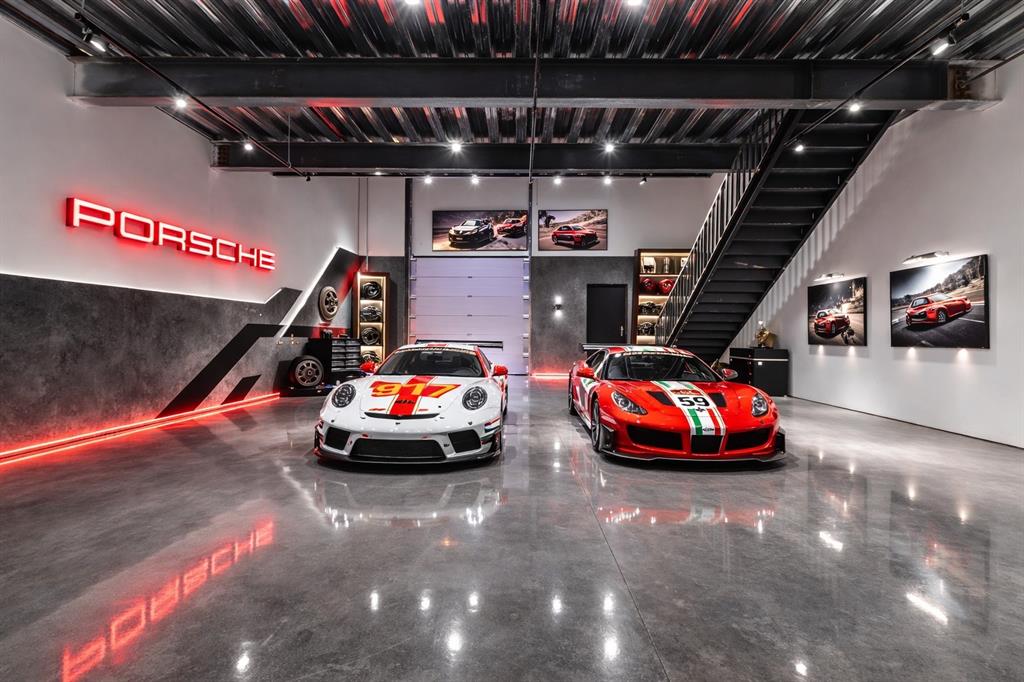 View of parking garage