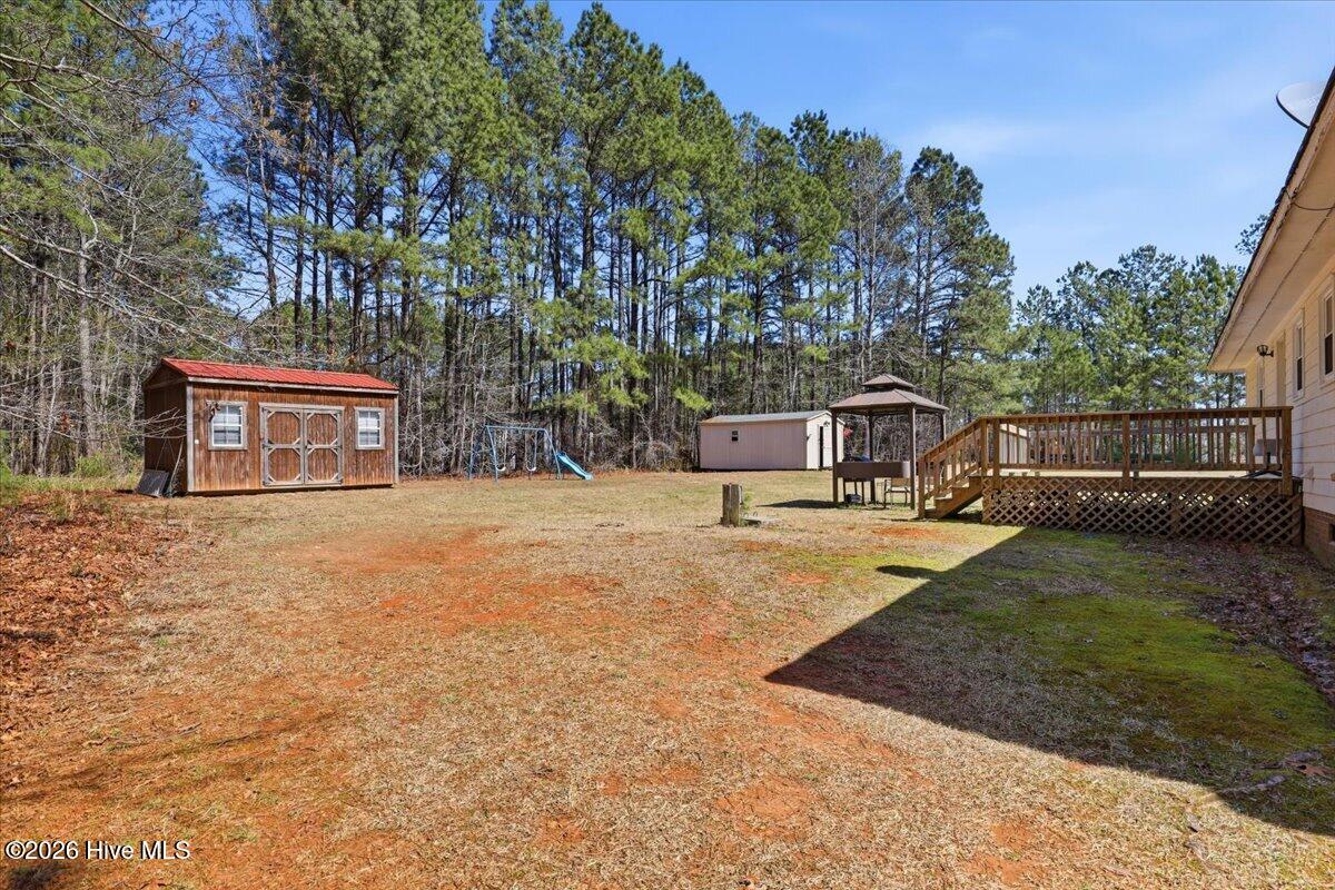 254 Capps Farm Road Hollister, NC 27844 - Photo 5 of 25 Backyard