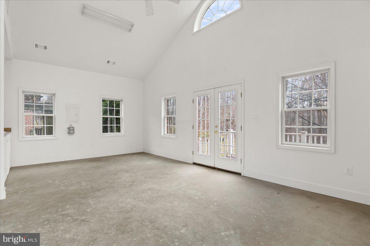 13635 Maidstone Lane Potomac, MD 20854 - Photo 54 of 66 Studio has high ceilings, doors with ramp in back