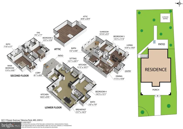 $969,000 | 8209 Flower Avenue, Takoma Park, MD 20912
