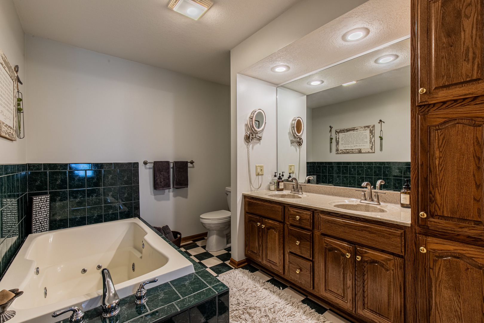 3980 East 4th Road Mendota, IL 61342 - Photo 20 of 44 a bathroom with a tub sink toilet and mirror
