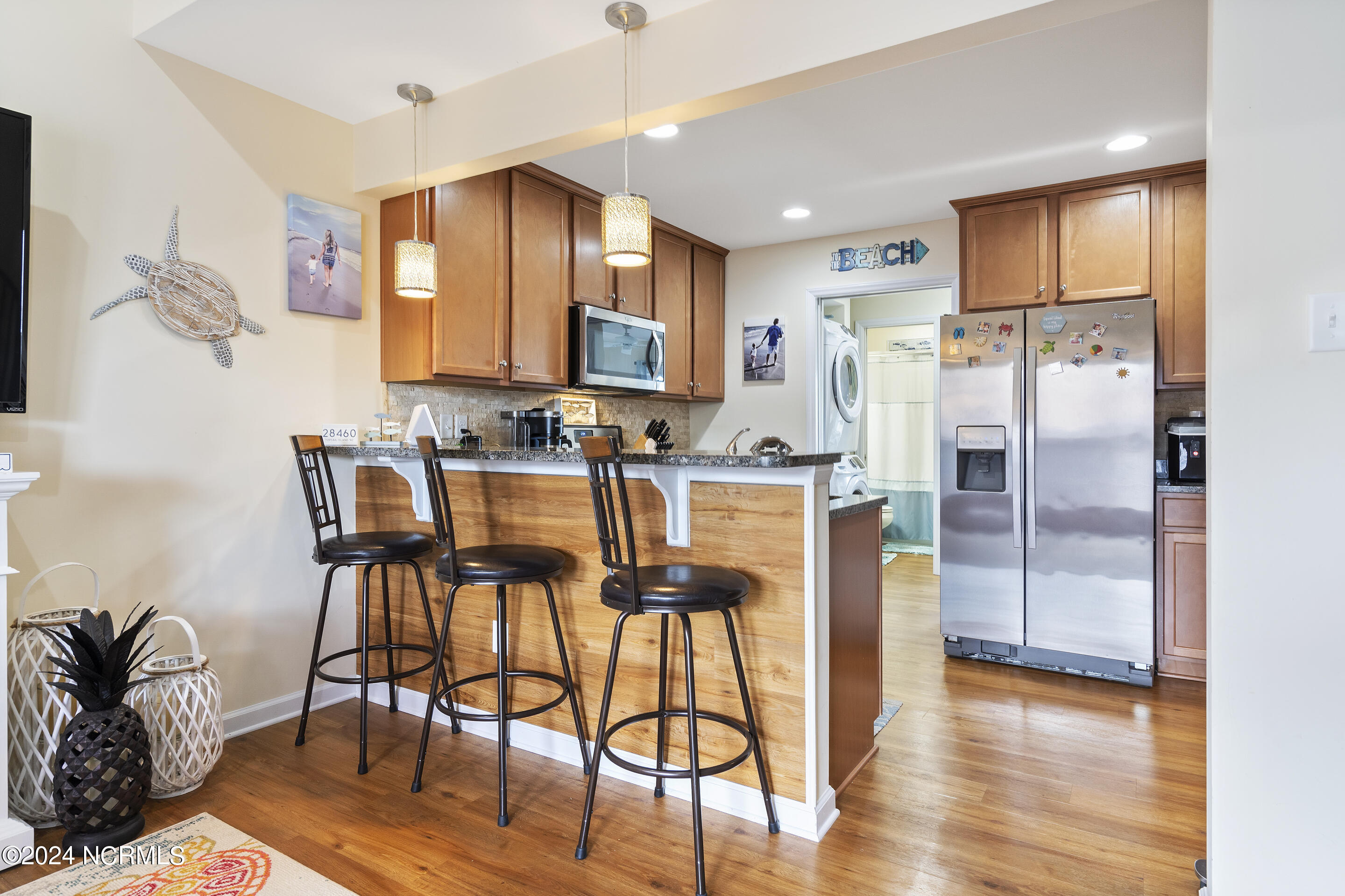 892 New River Inlet Road, Unit 9 North Topsail Beach, NC 28460 - Photo 21 of 74 Bartop and Kitchen