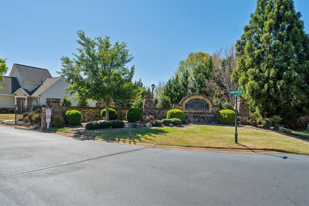 100 Shipyard Circle Anderson, SC 29621 - Photo 3 of 40 This neighborhood entrance features stately stonework, lush landscaping, and a welcoming gate to a desirable community.
