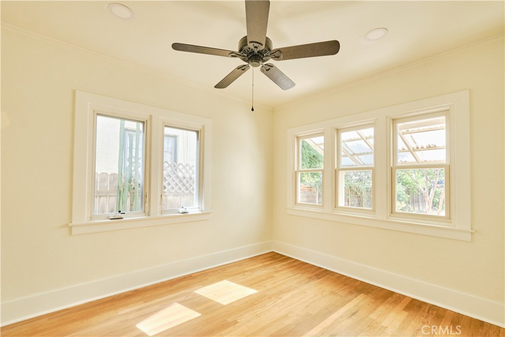 3045 Cedar Street Riverside, CA 92501 - Photo 15 of 25 Bedroom 2 view of backyard, recessed lighting