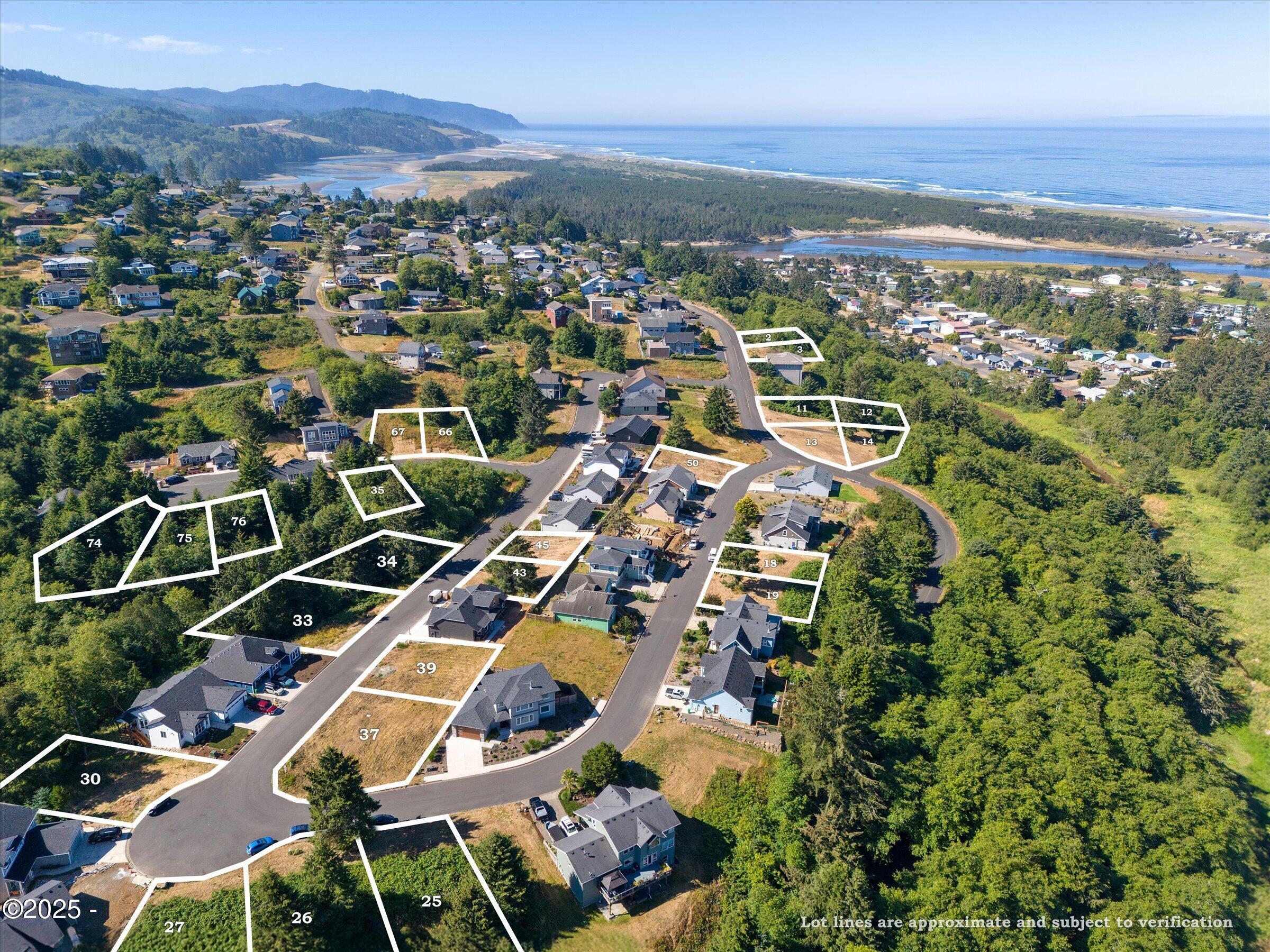25 Lahaina Loop Road Pacific City, OR 97135 - Photo 2 of 3 All Lot Lines_01-DJI_20240724095658_0363
