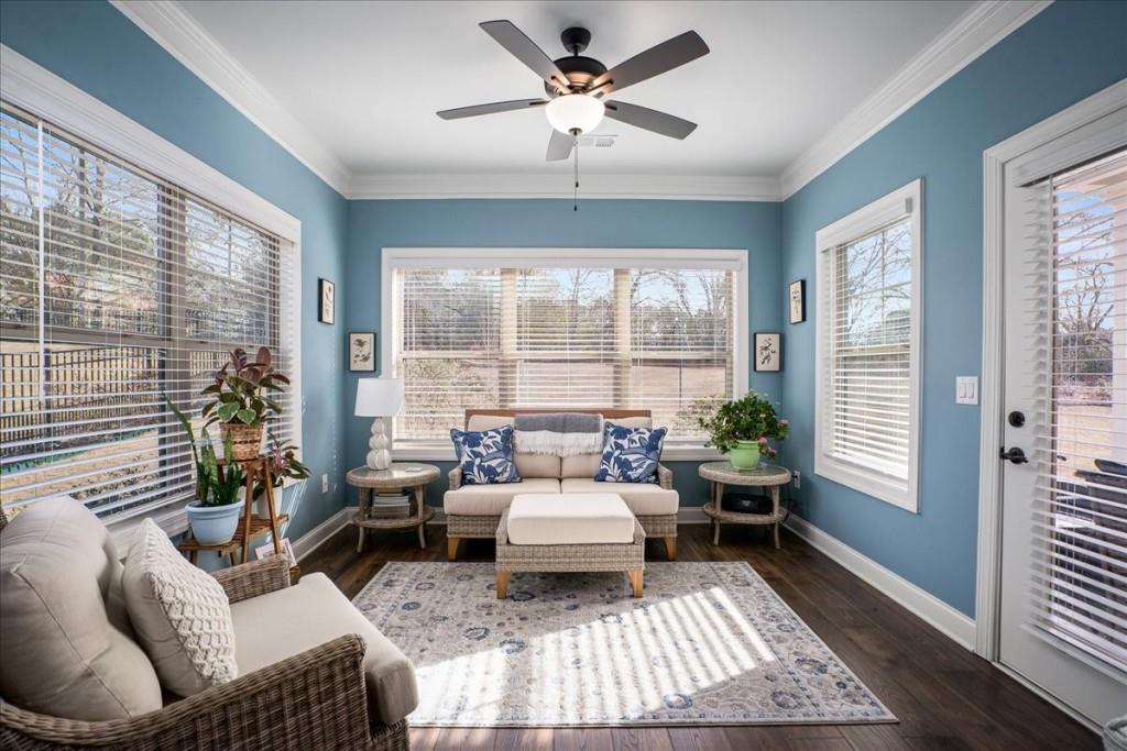 641 Haven Way Monroe, GA 30655 - Photo 18 of 55 a living room with furniture and a large window